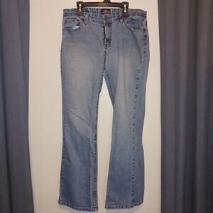 Jordache Authentic Jeanswear Lo-Rise Stretch Light Wash Bootcut‎ Jeans